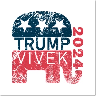 TRUMP VIVEK 2024 Posters and Art